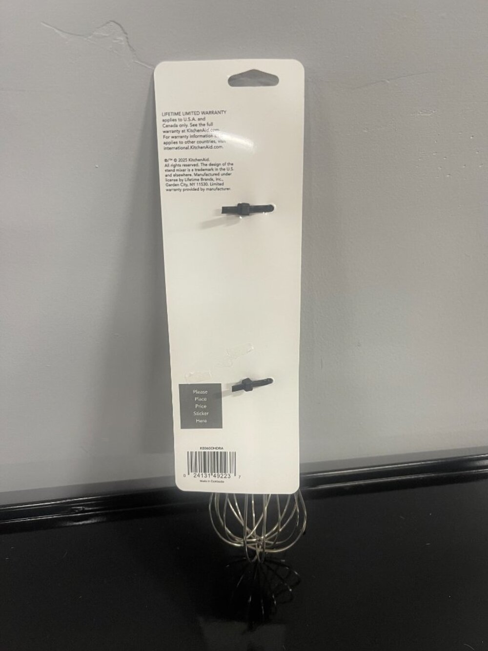 KitchenAid Dry Rose Utility Whisk Stainless Steel New - Picture 3 of 7